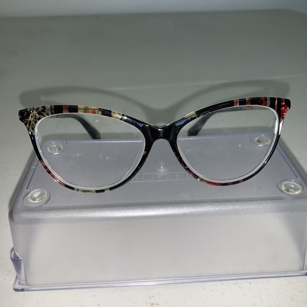 Christian Lacroix Eyeglasses, Frames Only,‎ CL1102 090, 53-14-140, Black Multi